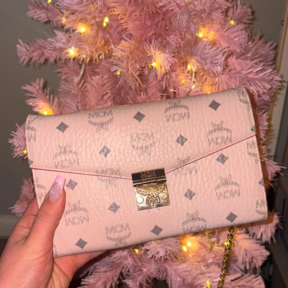 MCM BLUSH PINK VISETOS BAG